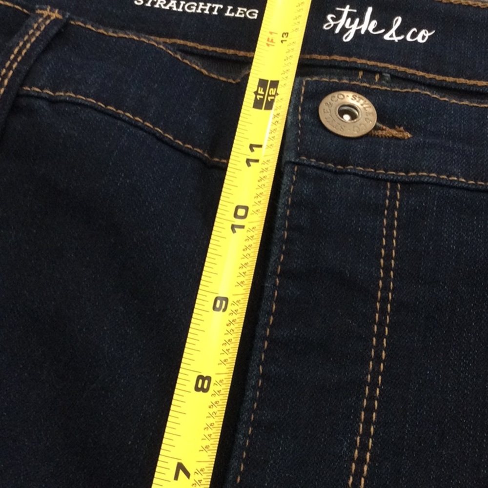 New! Style & Co women’s jeans. Straight leg size 18. - Picture 8 of 11